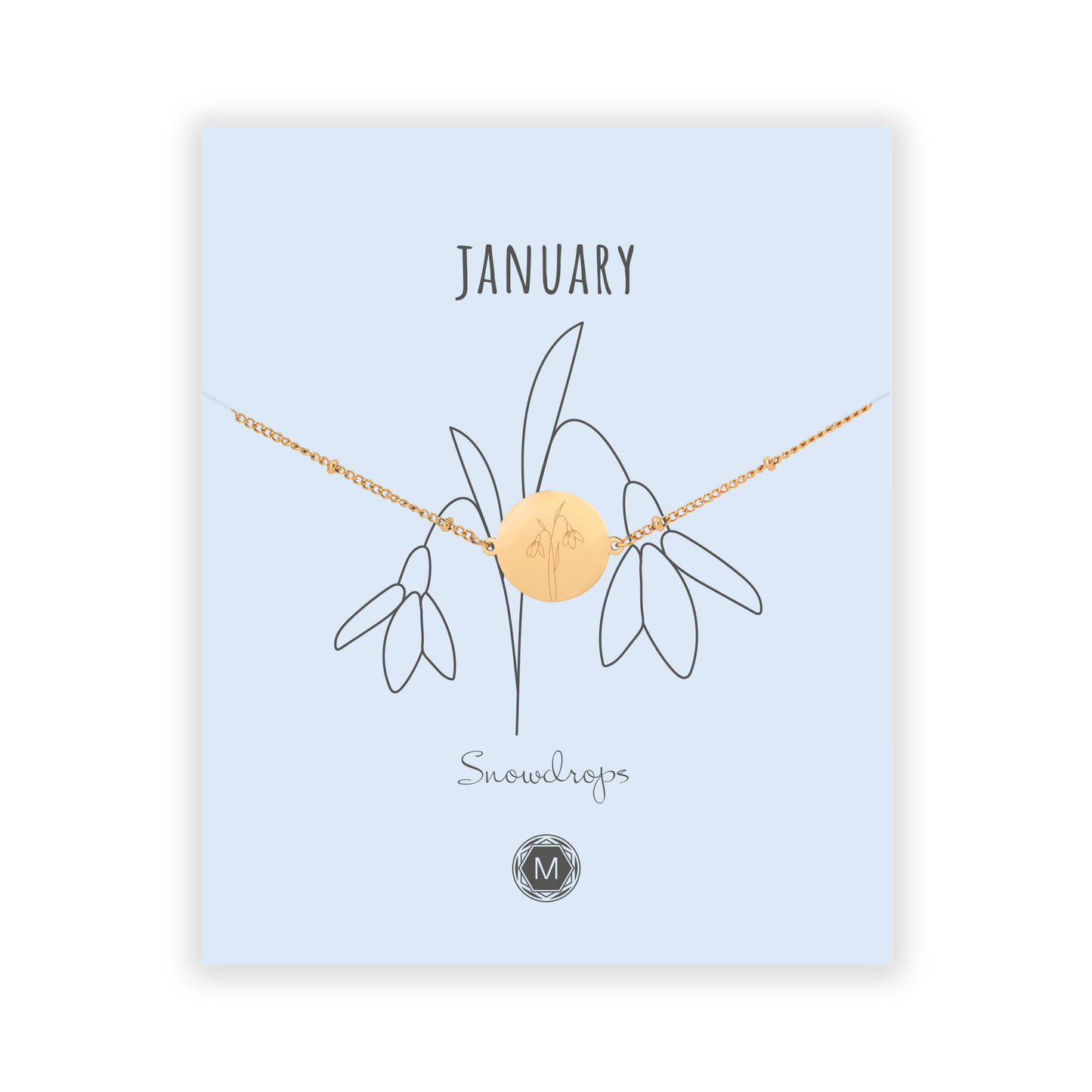 JANUARY SNOWDROPS Bracelet