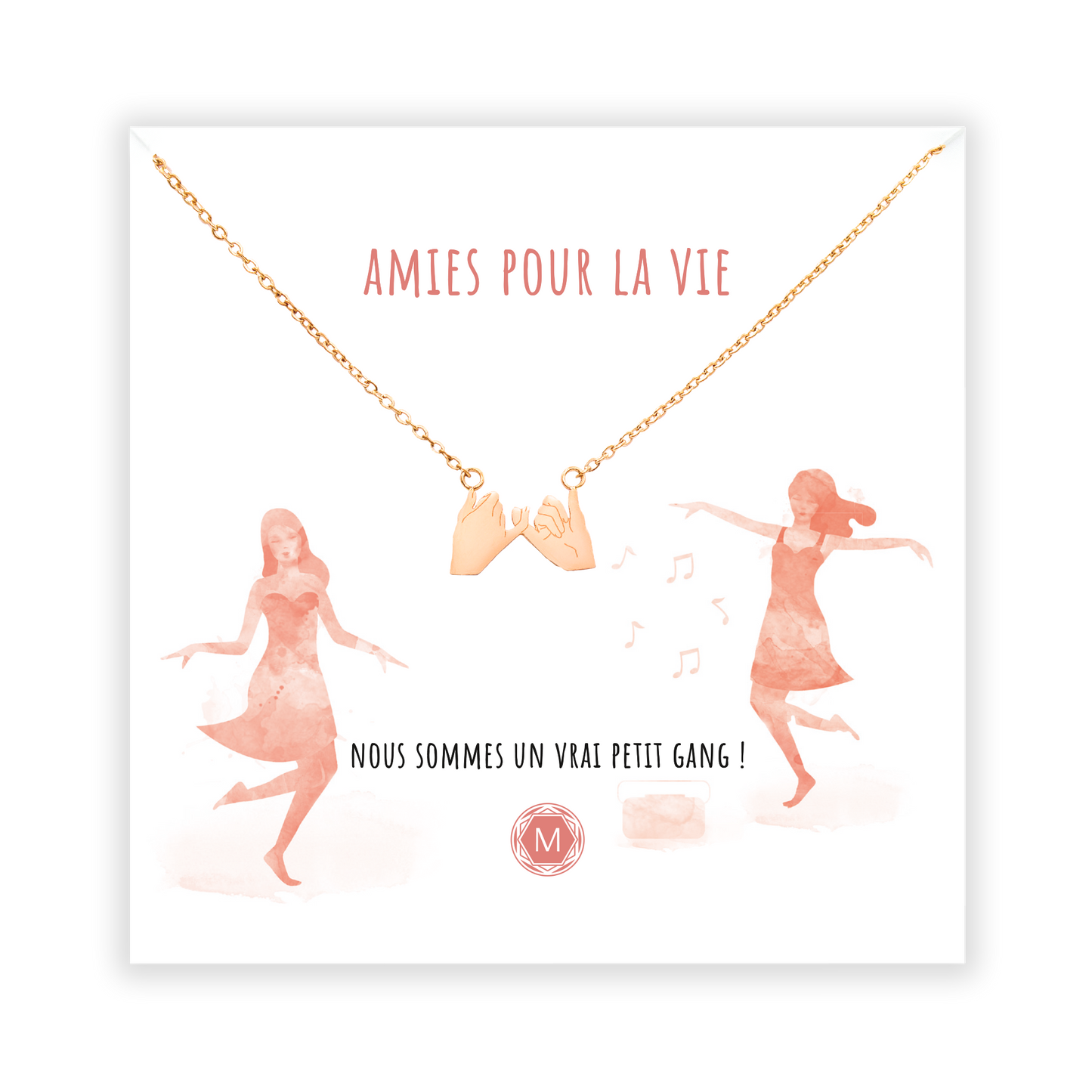 AMIES POUR LA VIE Collier