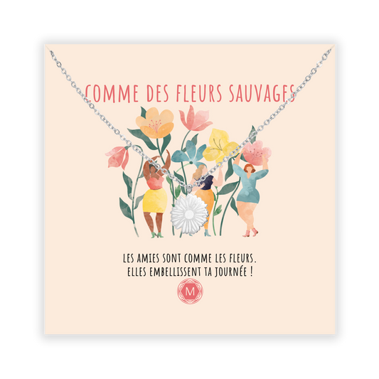 COMME DES FLEURS SAUVAGES Collier
