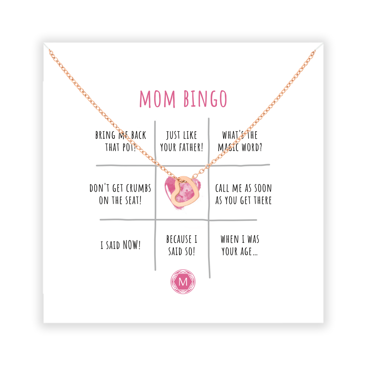 MOM BINGO Collier