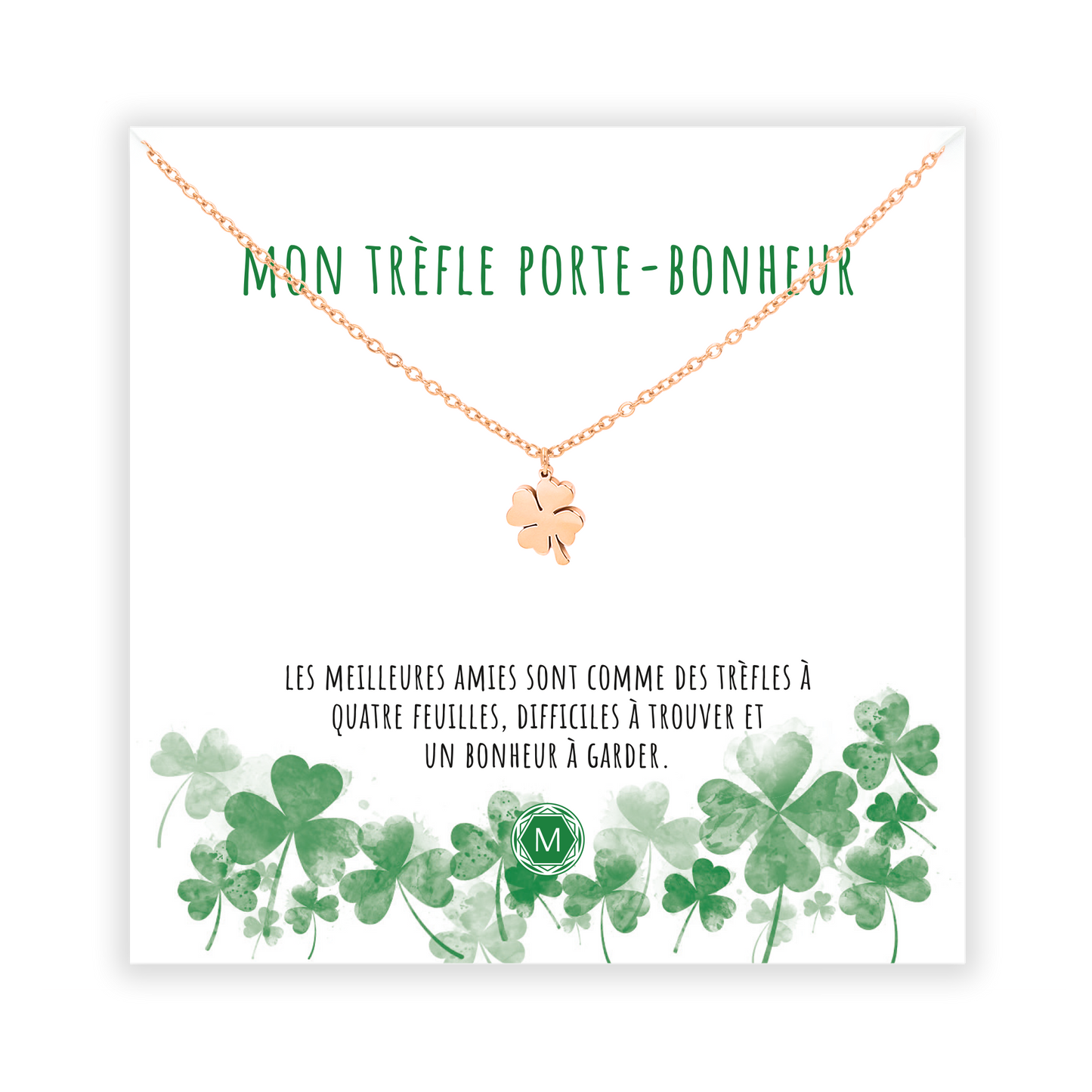 MON TRÈFLE PORTE-BONHEUR Collier
