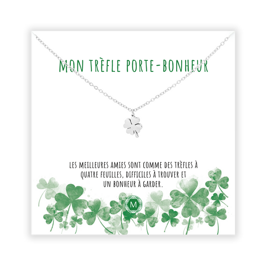 MON TRÈFLE PORTE-BONHEUR Collier