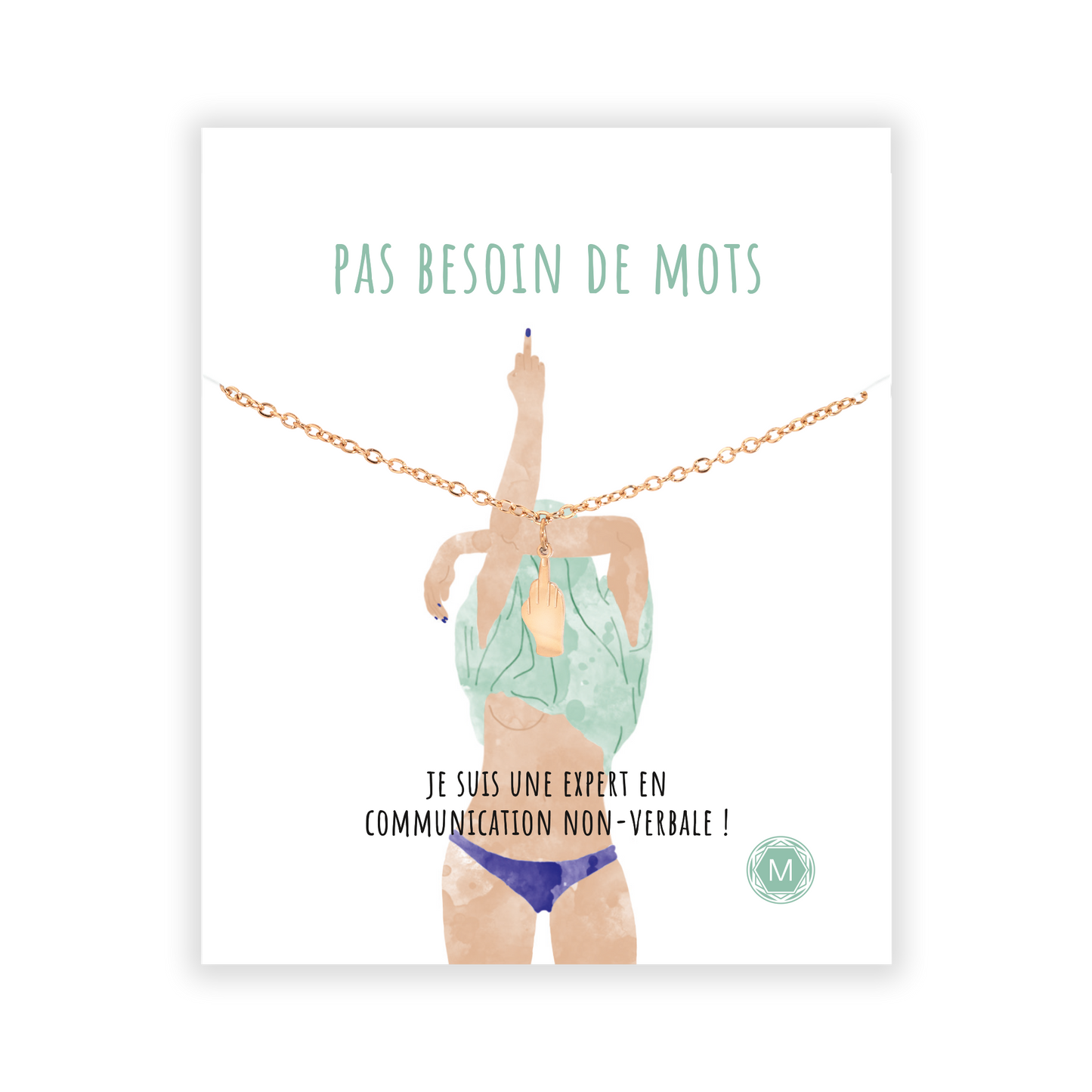 PAS BESOIN DE MOTS Bracelet