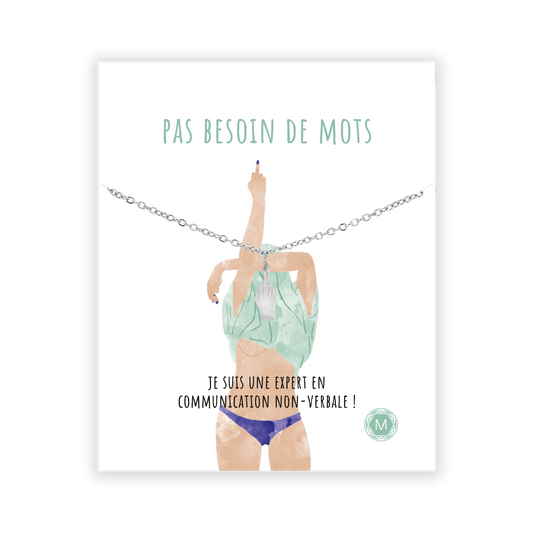PAS BESOIN DE MOTS Bracelet