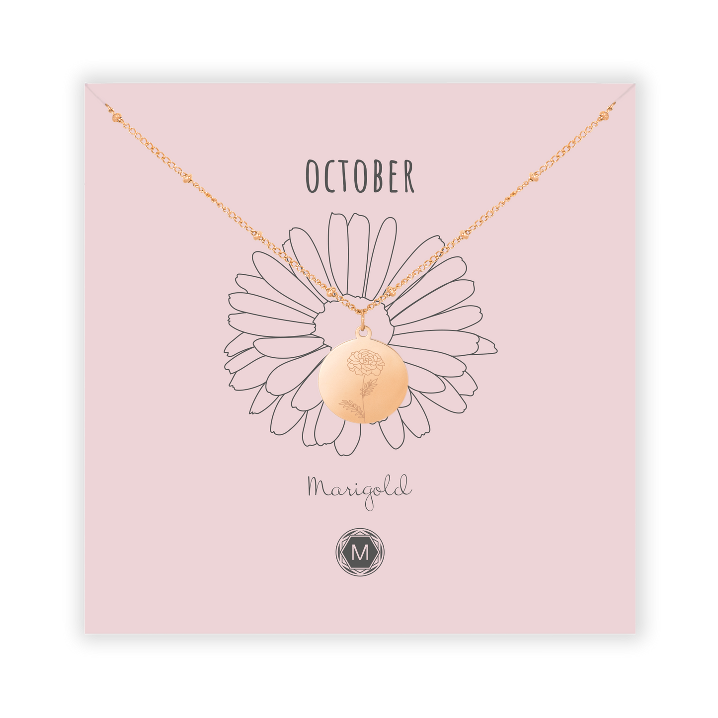 OCTOBER MARIGOLD Collier