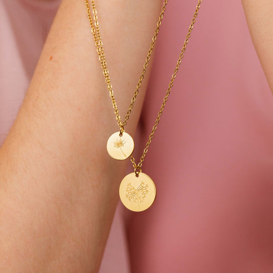 DEAR MOM (DANDELION) 2x Collier