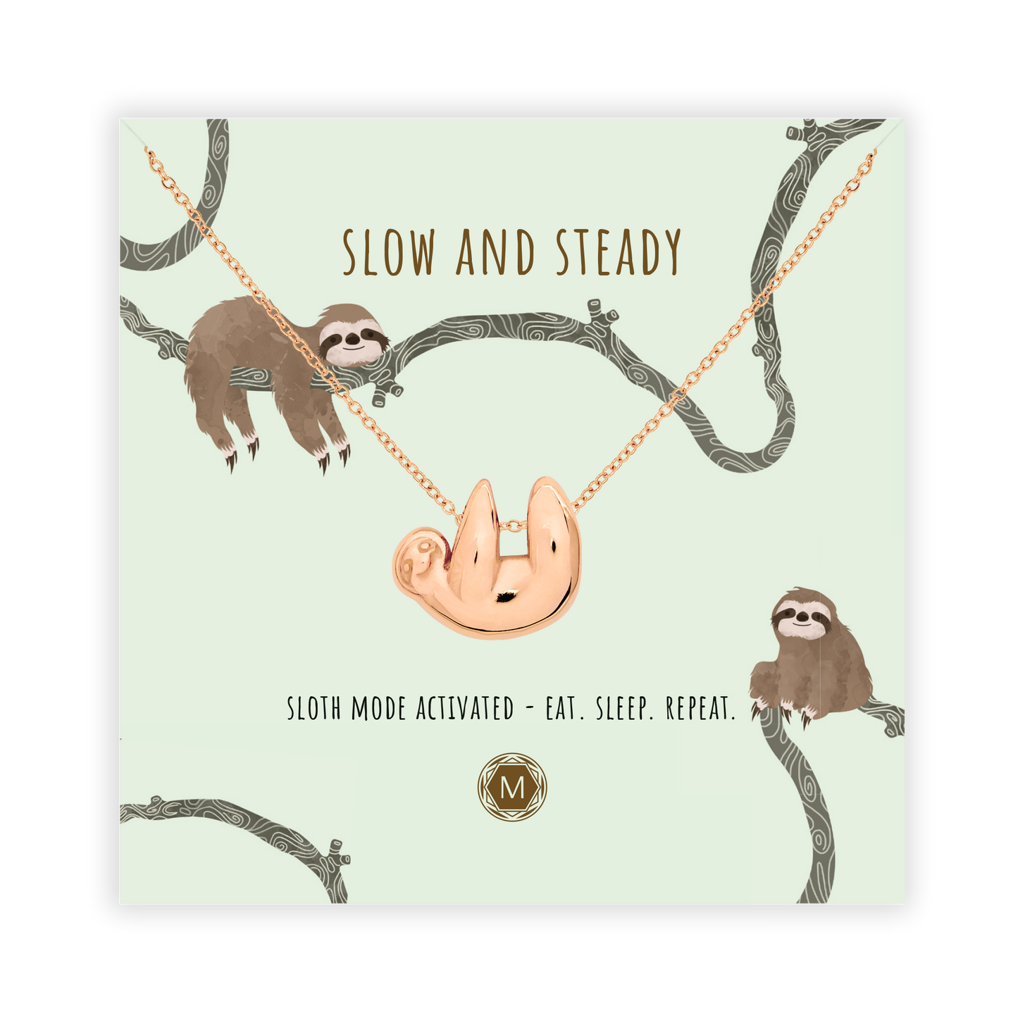 SLOW AND STEADY Collier
