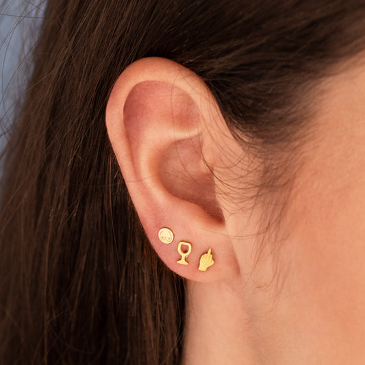 Wine Glass Boucles d'Oreilles