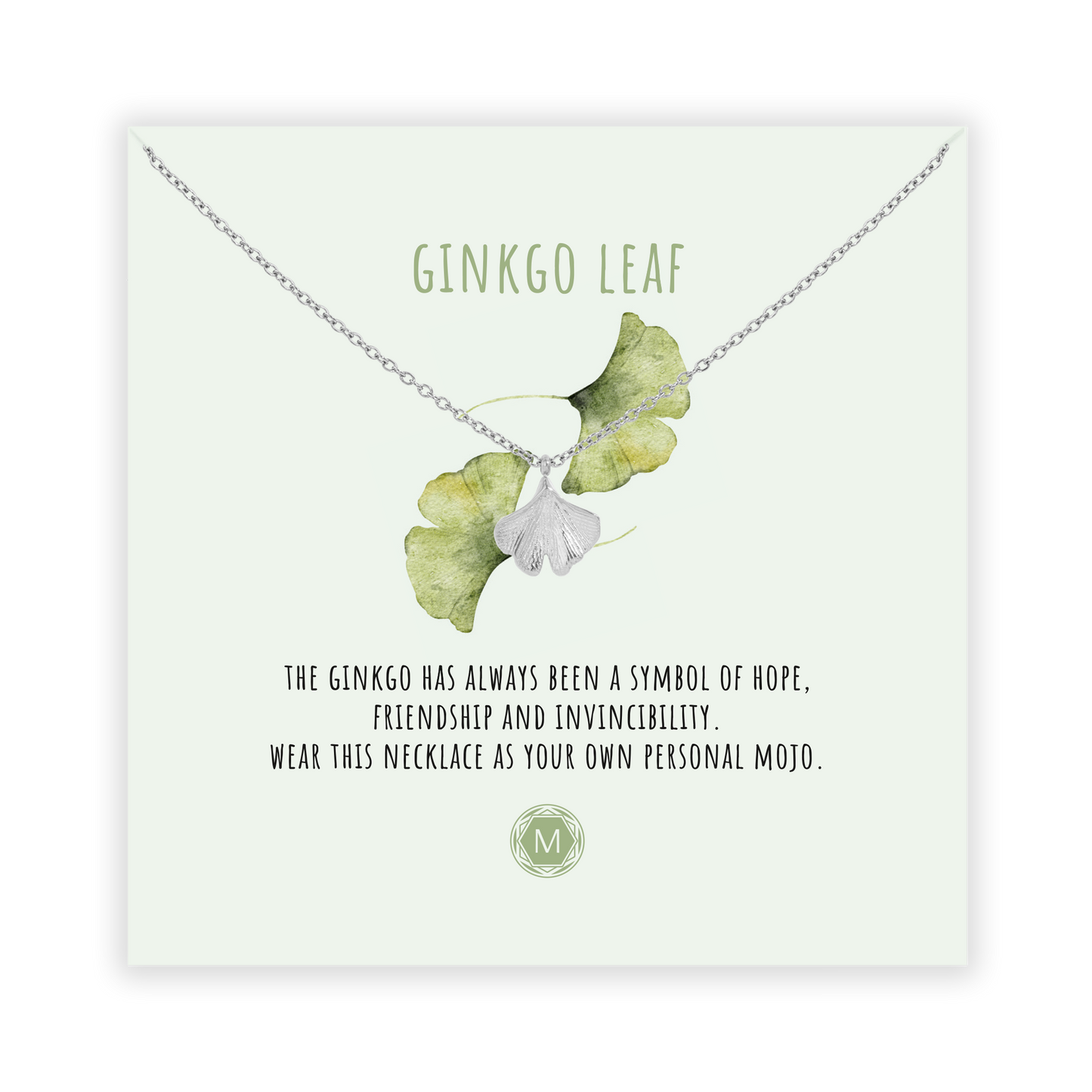 GINKGO LEAF Collier