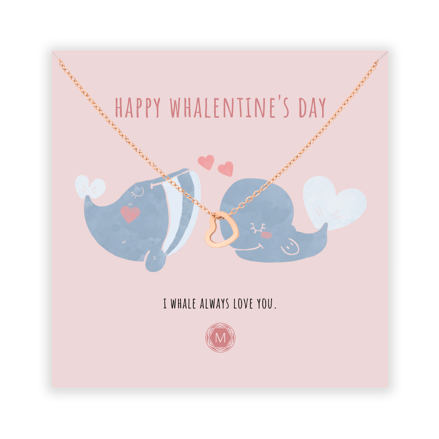 HAPPY WHALENTINE'S DAY Collier