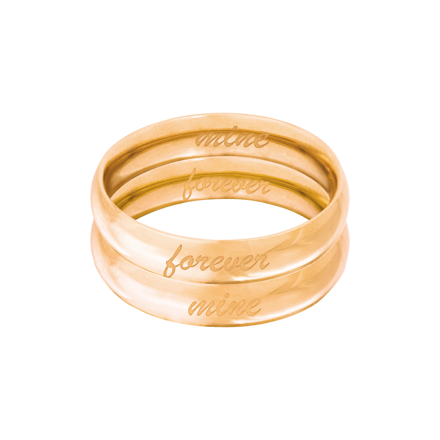 Forever Mine Anneau Or Rose