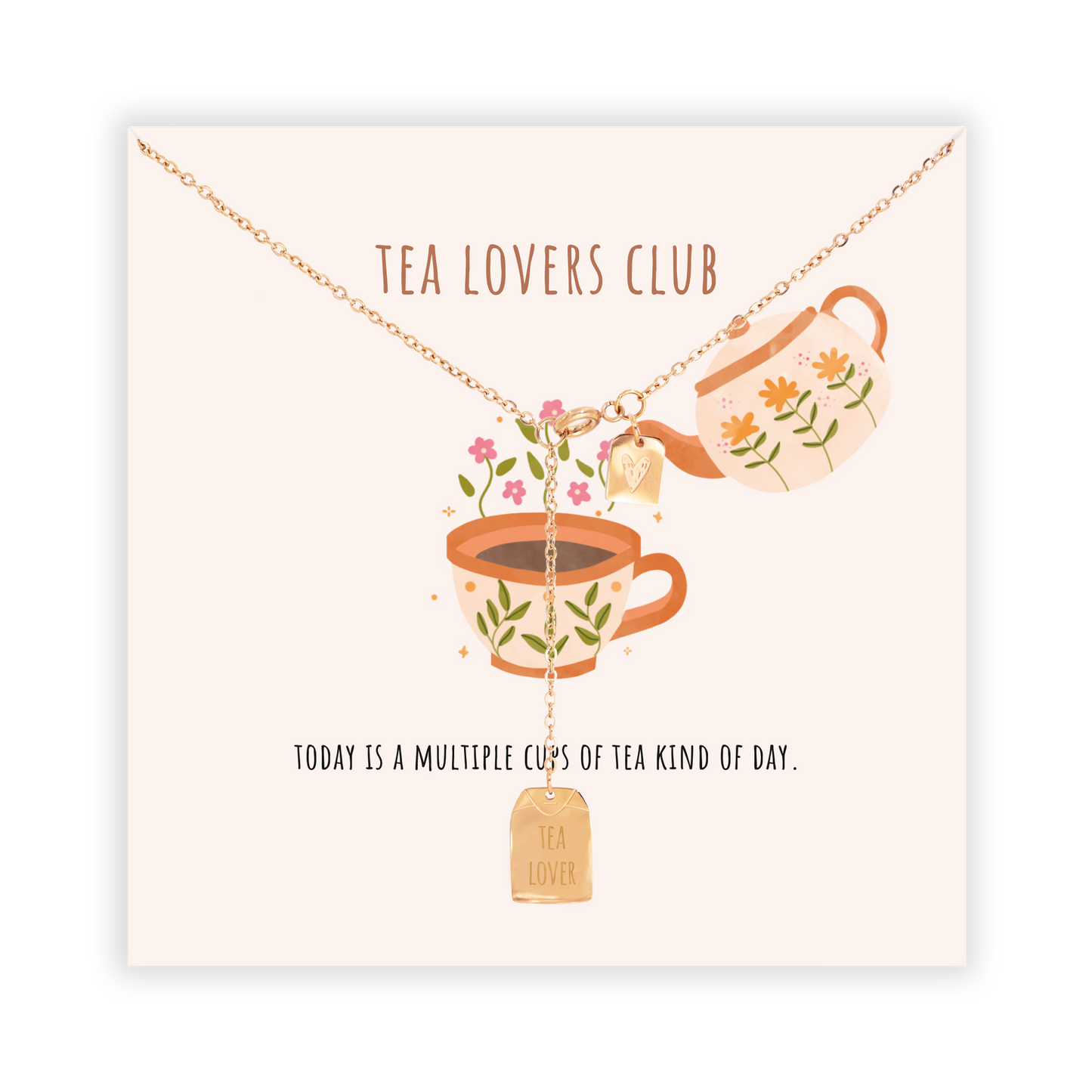 TEA LOVERS CLUB Collier