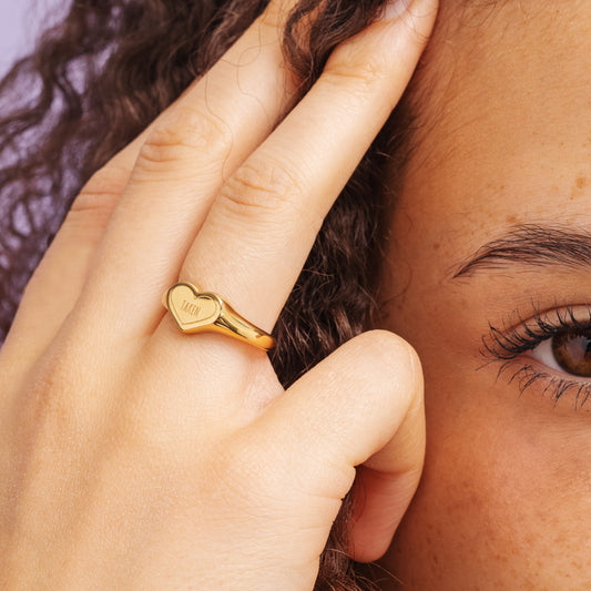 TAKEN Anneau Or Rose