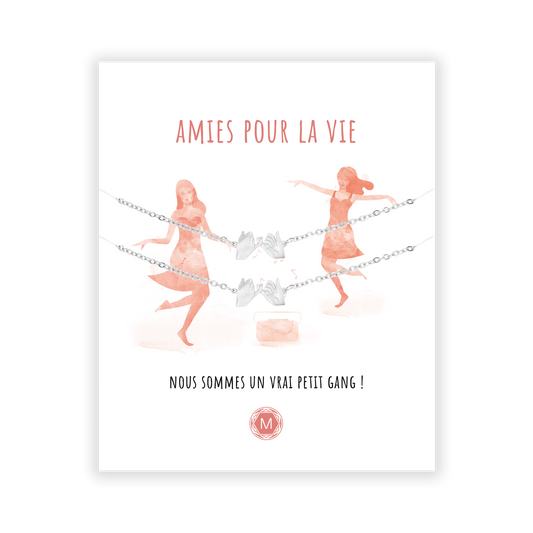 AMIES POUR LA VIE 2x Bracelet