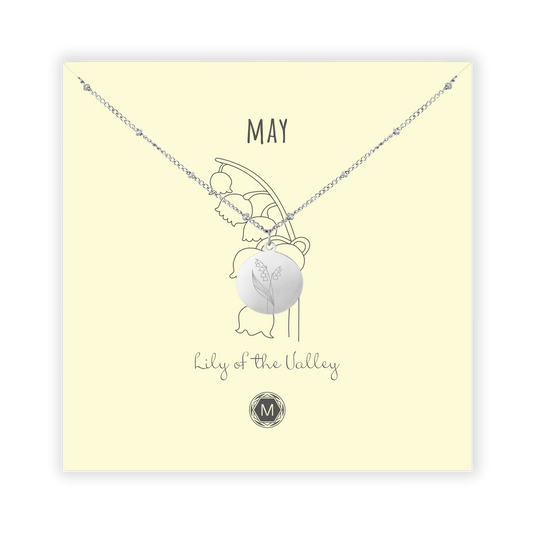 MAY LILY OF THE VALLEY Collier