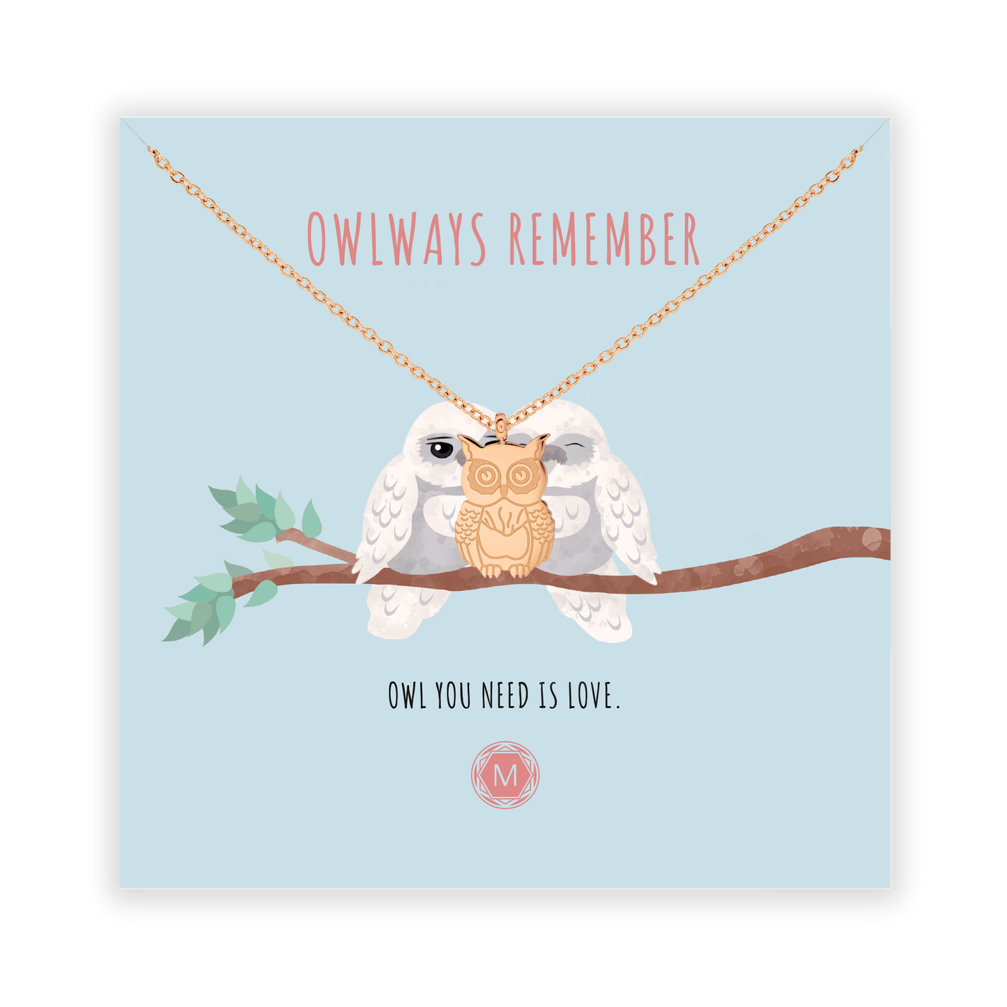 OWLWAYS REMEMBER Collier