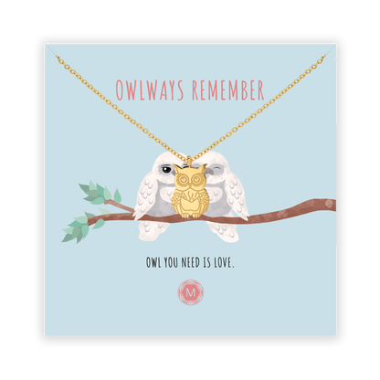 OWLWAYS REMEMBER Collier