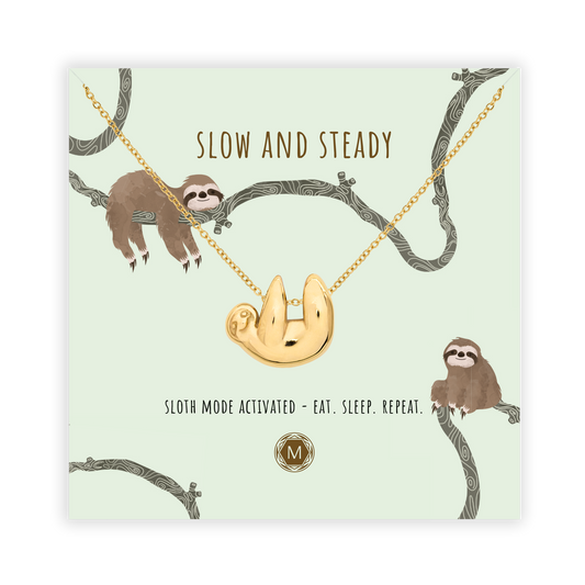 SLOW AND STEADY Collier