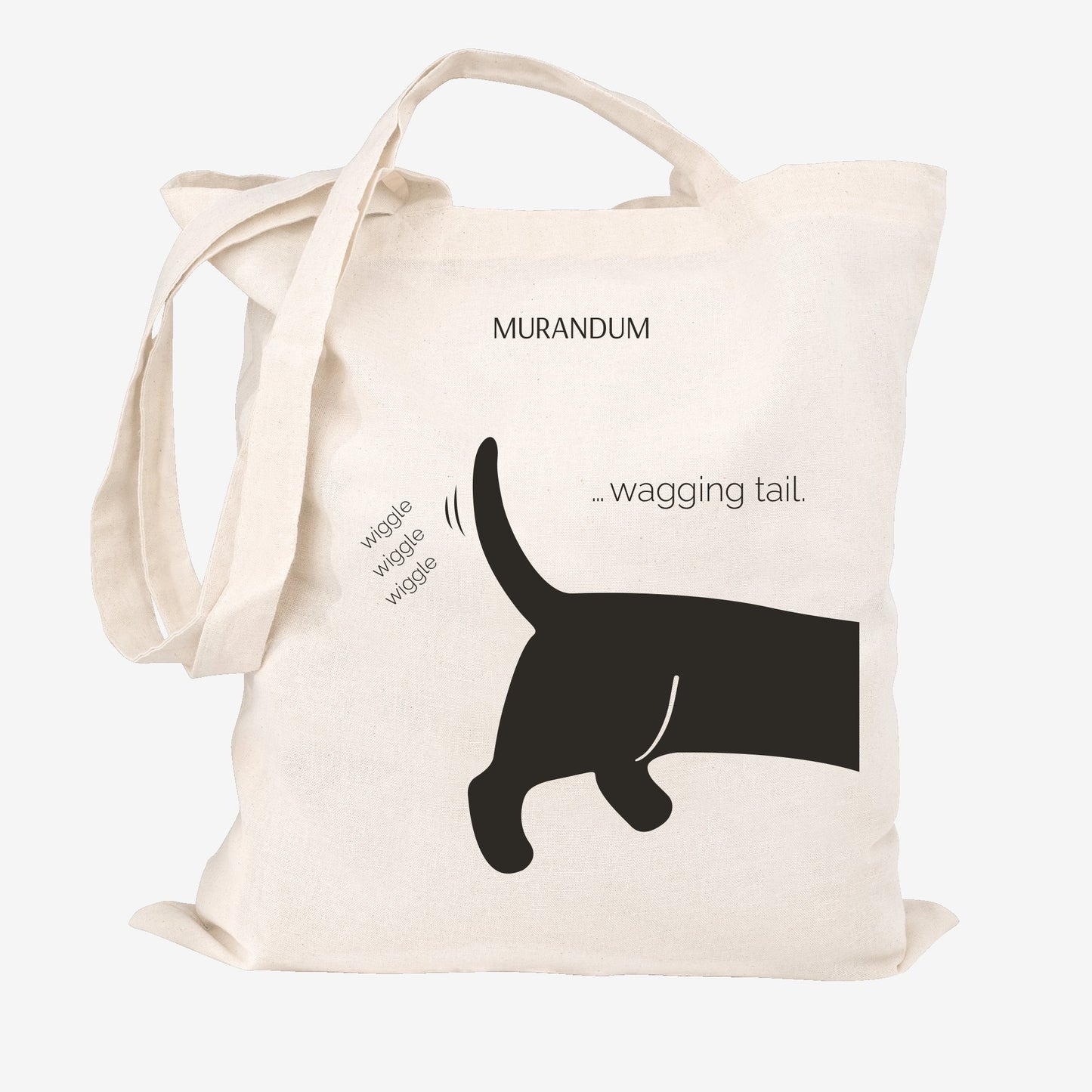 Sac en jute - Happiness is a wagging tail