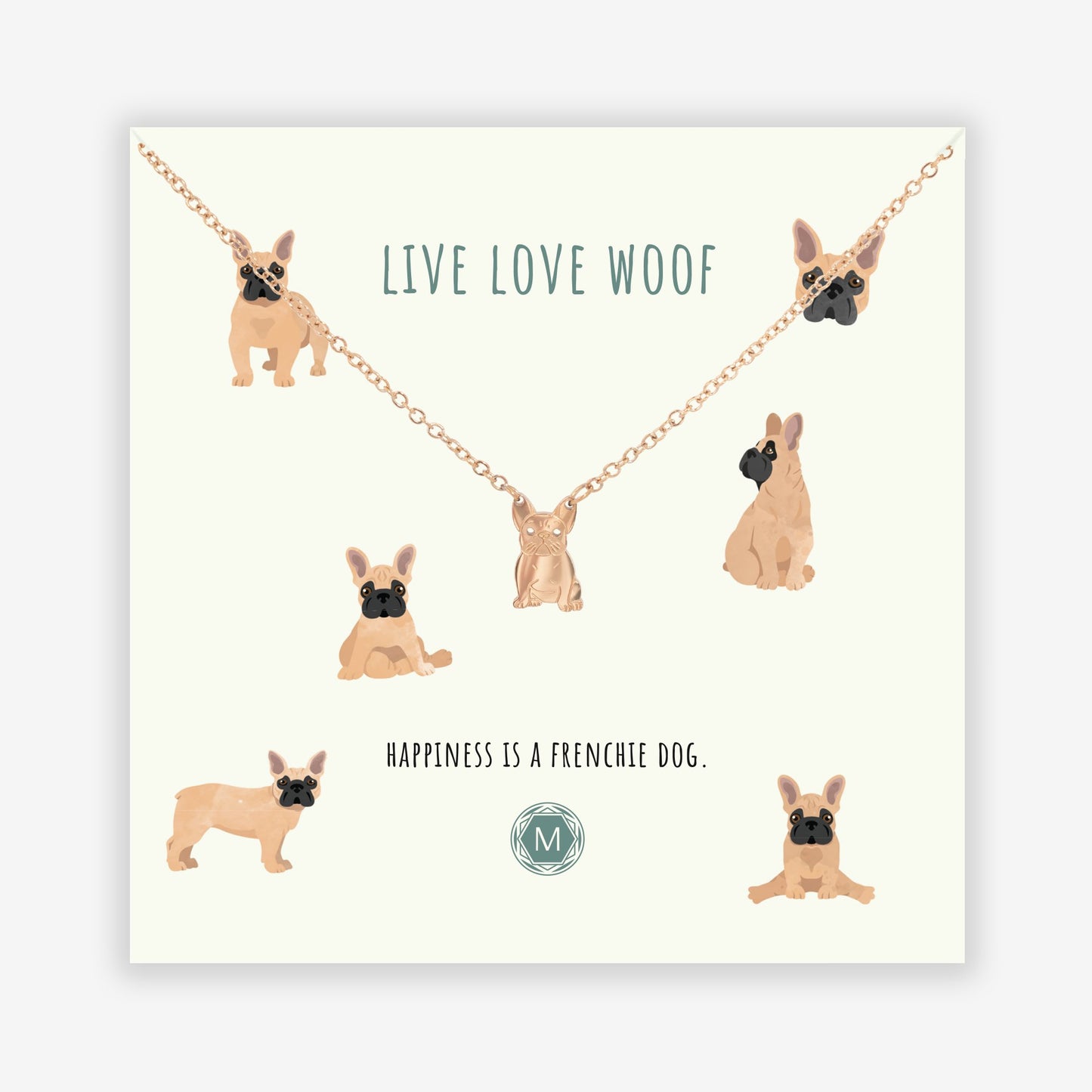 LIVE LOVE WOOF Necklace