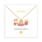 CUTE BUNS Collier