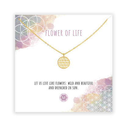 FLOWER OF LIFE Collier