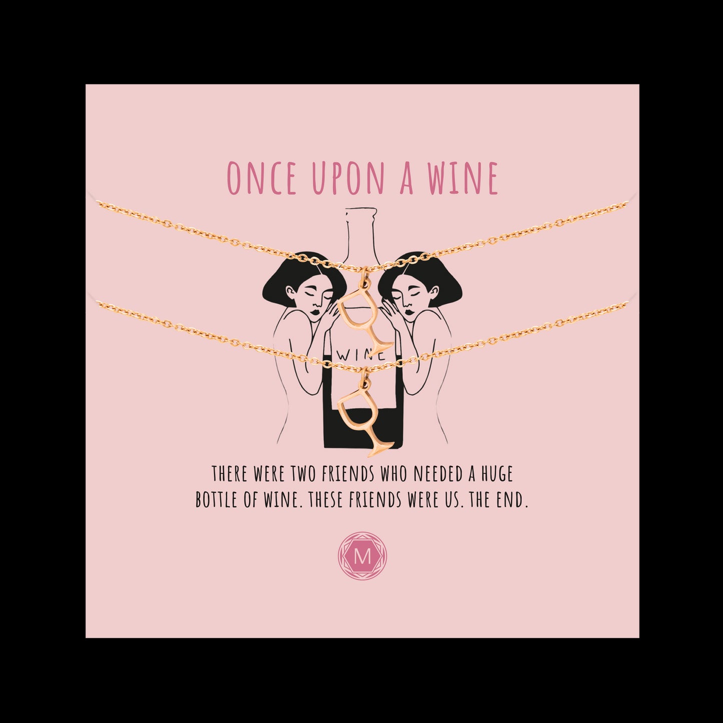ONCE UPON A WINE x2 Collier
