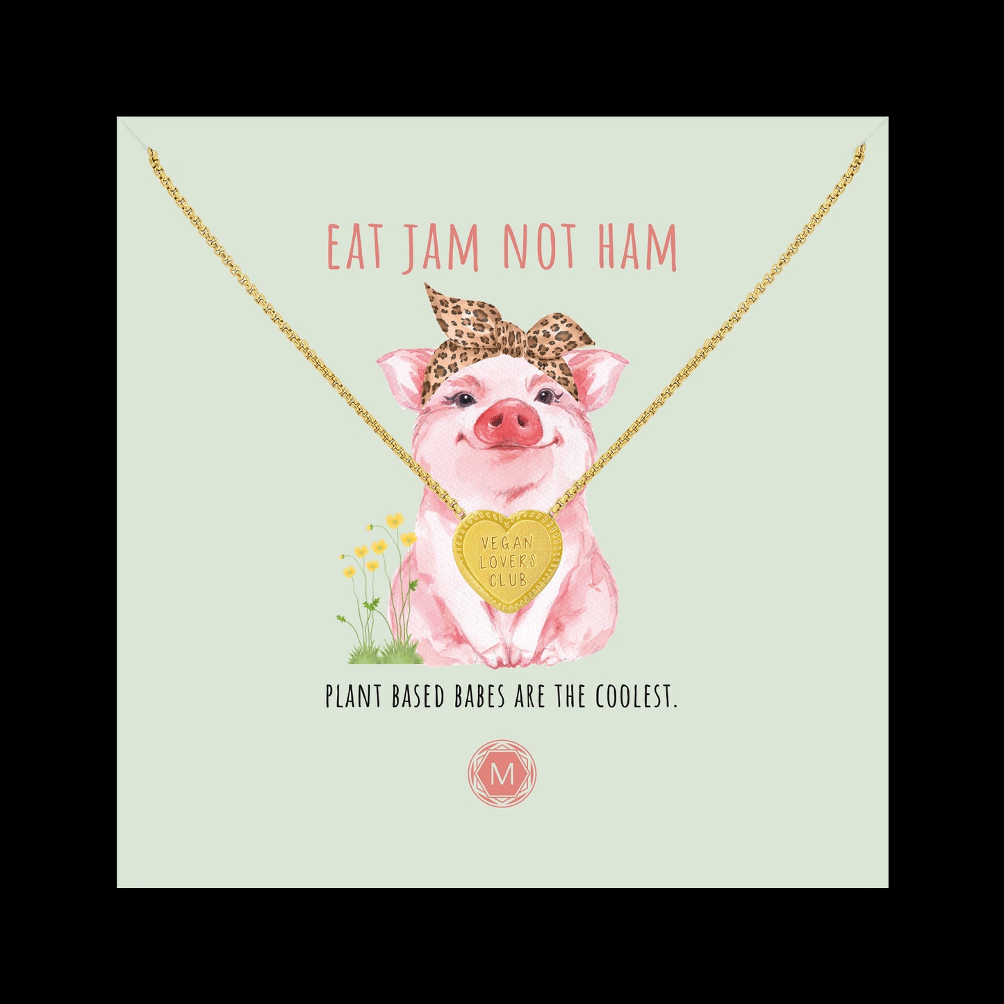 EAT JAM NOT HAM Collier