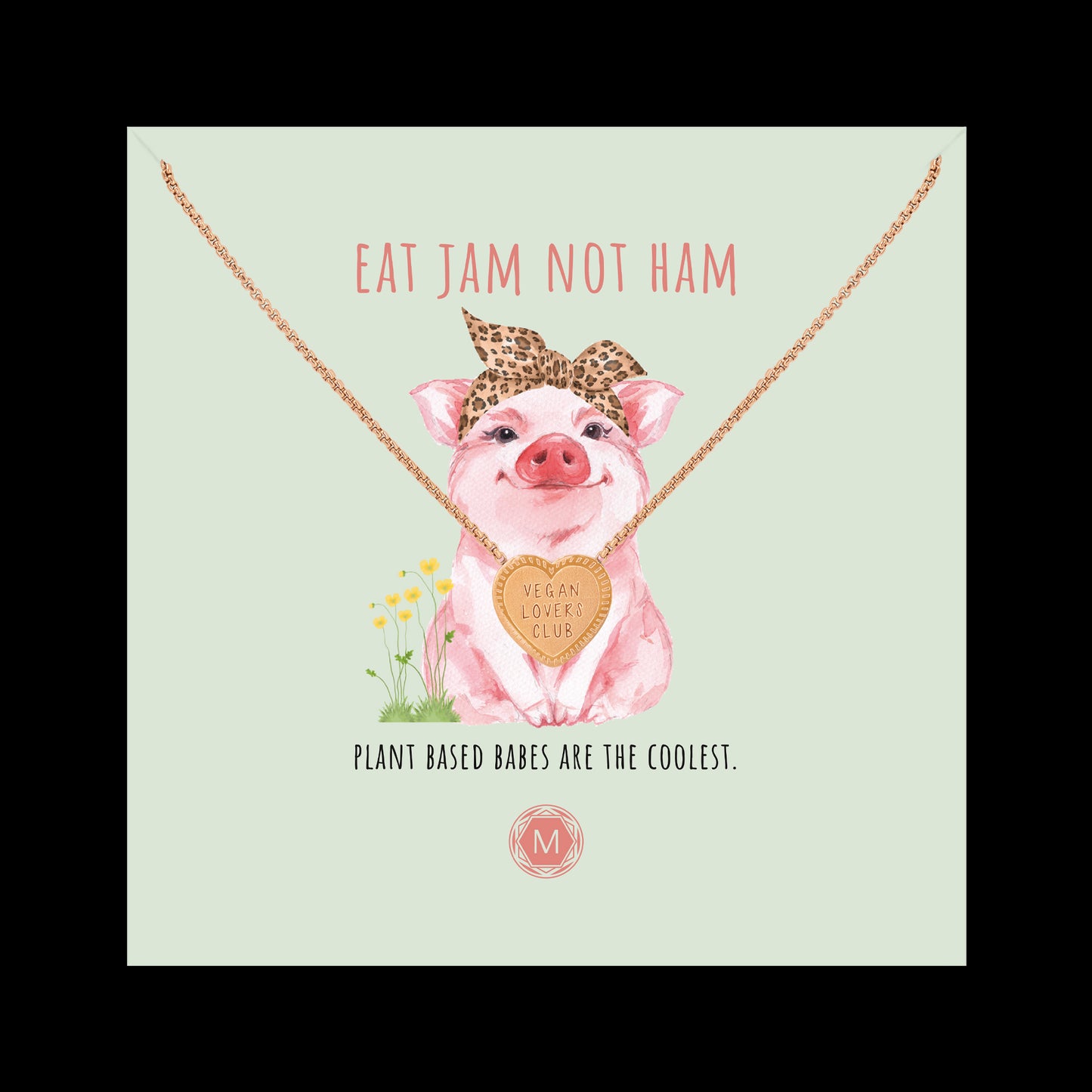 EAT JAM NOT HAM Collier