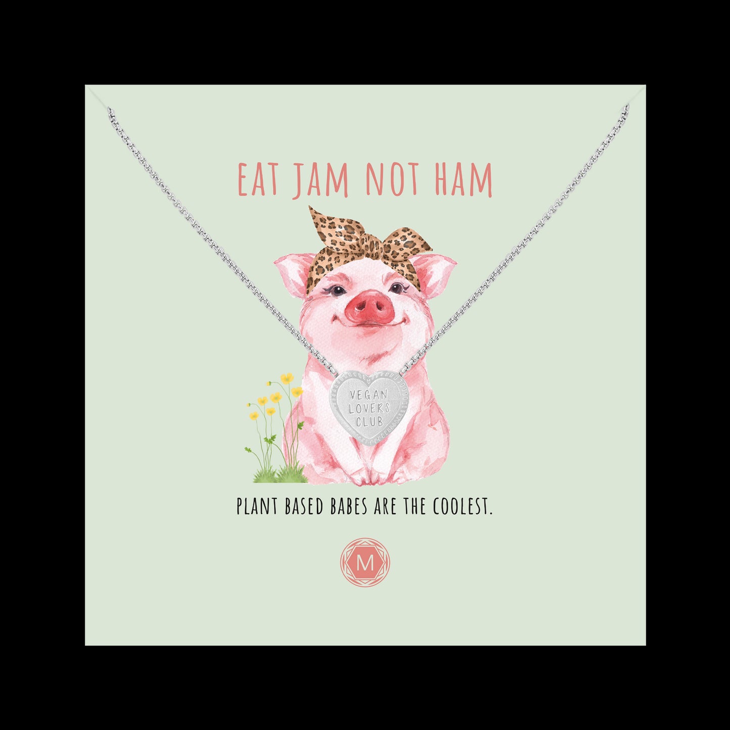 EAT JAM NOT HAM Collier