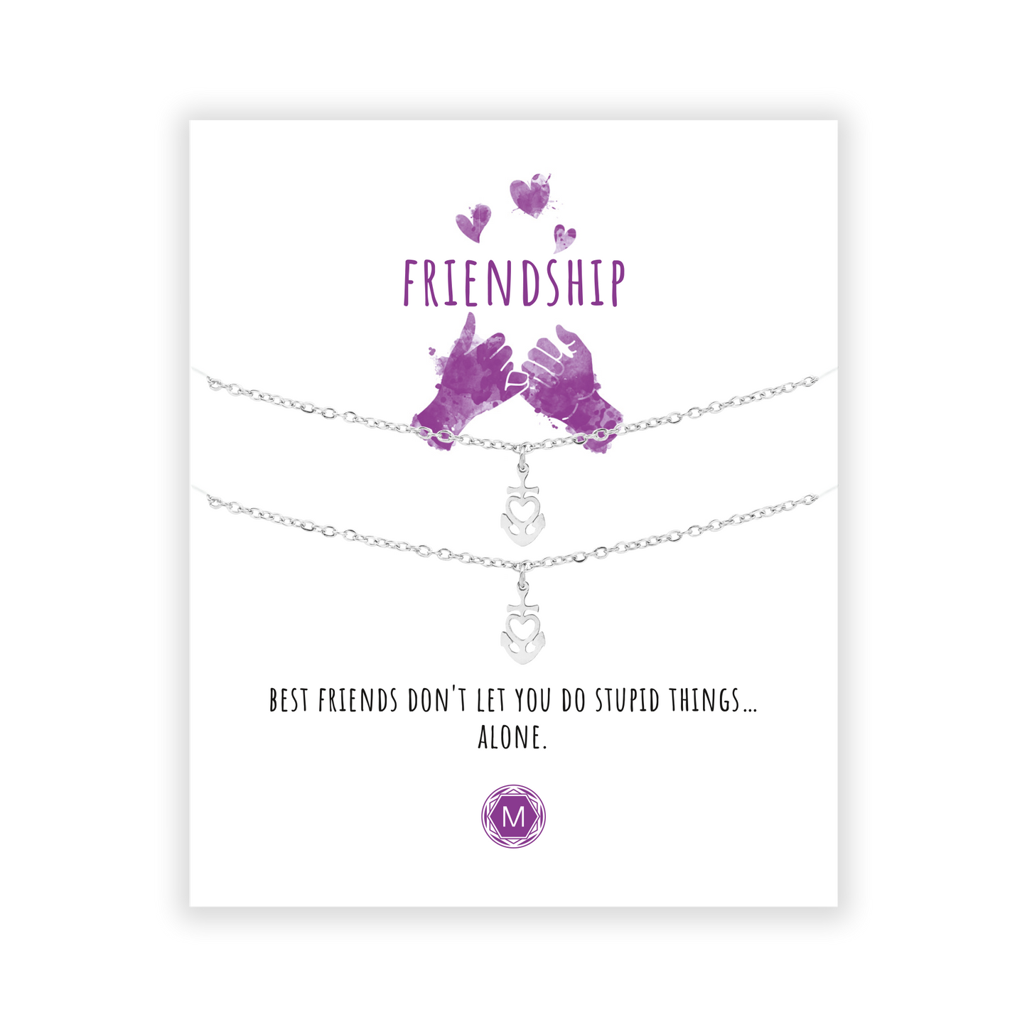 FRIENDSHIP ANCHOR 2x Bracelet
