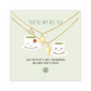 YOU'RE MY BES-TEA 2x Collier